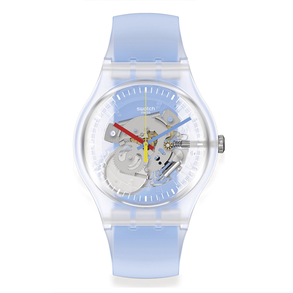 SWATCH CLEARLY BLUE STRIPED - slika 1